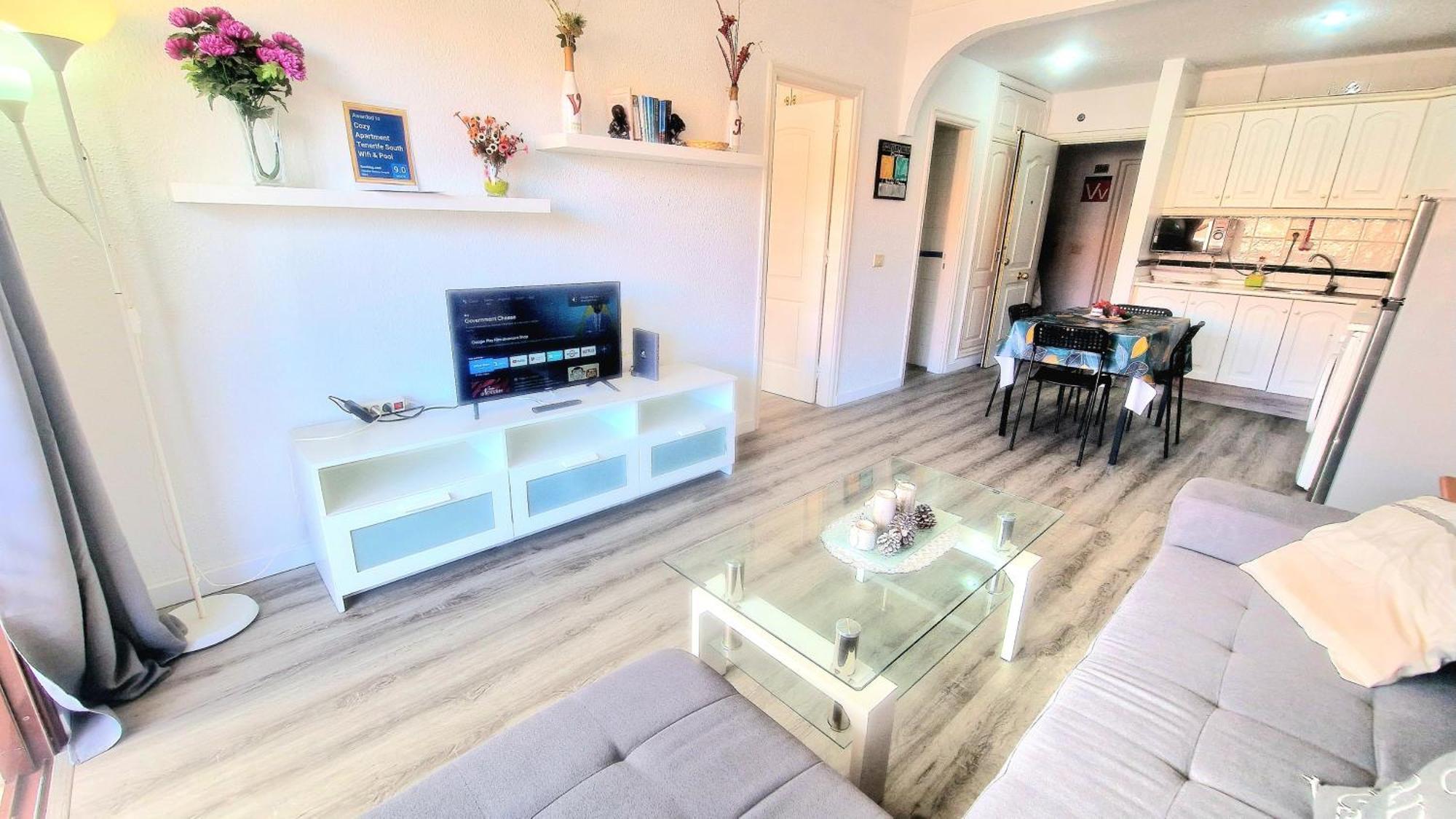Cozy Apartment Tenerife South Wifi & Pool Коста-дель-Силенцио Экстерьер фото